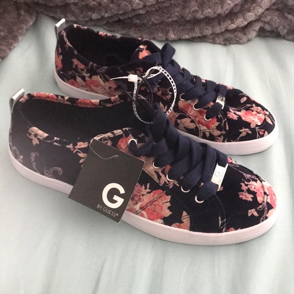 guess floral sneakers
